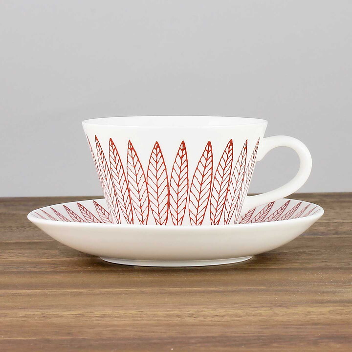 スティグ・リンドベリ Red Salixシリーズ  コーヒーカップ＆ソーサー  2000年代 (Coffee)