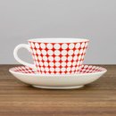 Stig Lindberg (Eva 2000s) Charming Coffee Cup with Saucer
