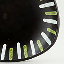 ヨールデイス・オールドフォーシュ Trio シリーズ 黒い三角のボウル Bowl　1954年 (24cm)