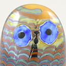 Oiva Toikka (2004) Observant Owlet (Pikku pöllö) Glass Bird (6)