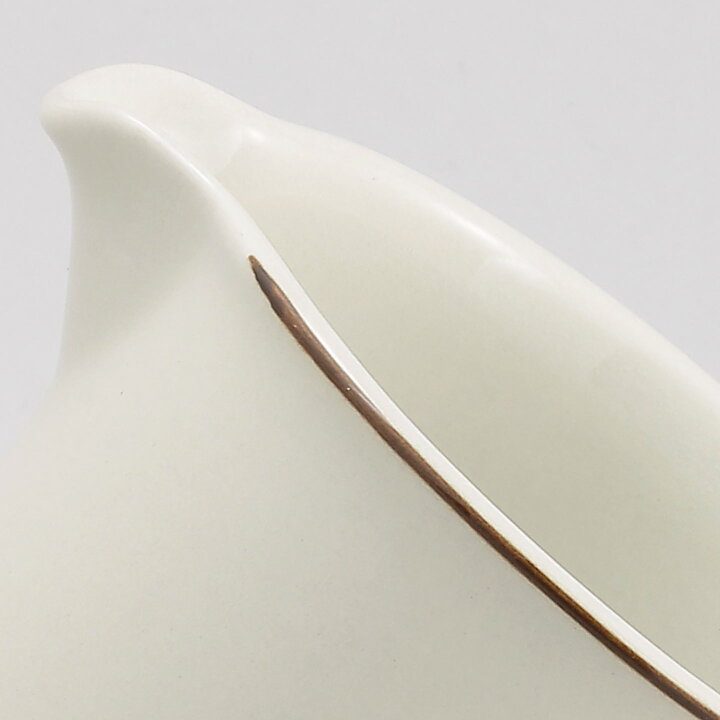 Richard Lindh (Fennica 1979) Sturdy Creamer with Brown Border 12,5 cm