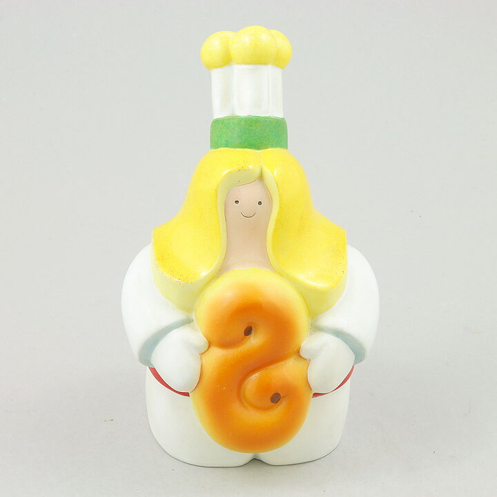 Jakob Robertsson (Julfiguriner 2003) Joyous Girl Lusy with Bun 16 cm