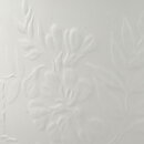 Gunvor Olin-Grönqvist (Suvi 1981) White Flowerpot with Flower Relief 17 cm (2)