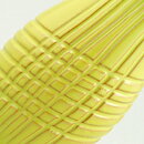 Hjördis Oldfors (Rio 1958) Yellow Vase with Relief Decor 20 cm