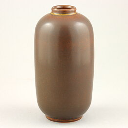Triller Tobo (1950s) Unique Brown Vase 16 cm