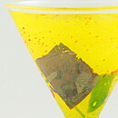 Bertil Vallien (Satellite 1992) Yellow Art Glass 17 cm (2)
