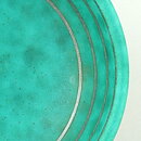 Wilhelm Kåge (Argenta 1959) Green Bowl with Silver Decor 9 cm