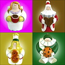 ジェイコブ・ロバートソン  Julfigurinerシリーズ  クッキーを持った少女  アンジェラ  11 cm  2003年〈箱付き〉