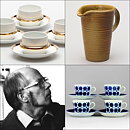 ヨラン・ベック  Popシリーズ  緑色の装飾のコーヒーカップ  9.5cm  1960年代  [サンプル画像]