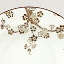 ジャッキー・リンド  Japonicaシリーズ  深皿  茶色の花模様  21cm  1977年  [サンプル画像]