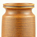 Triller Tobo (1950s) Unique Brown Vase 17 cm