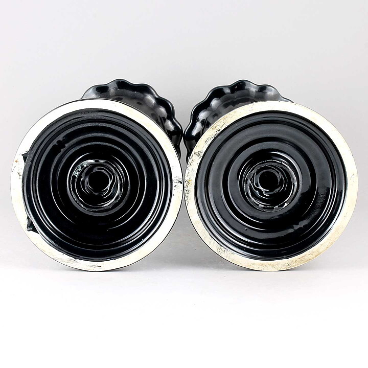 Arthur Percy (1930s) Two "Three Hearts" Candleholders 27 cm
