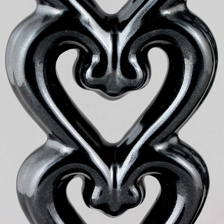 Arthur Percy (1930s) Two "Three Hearts" Candleholders 27 cm