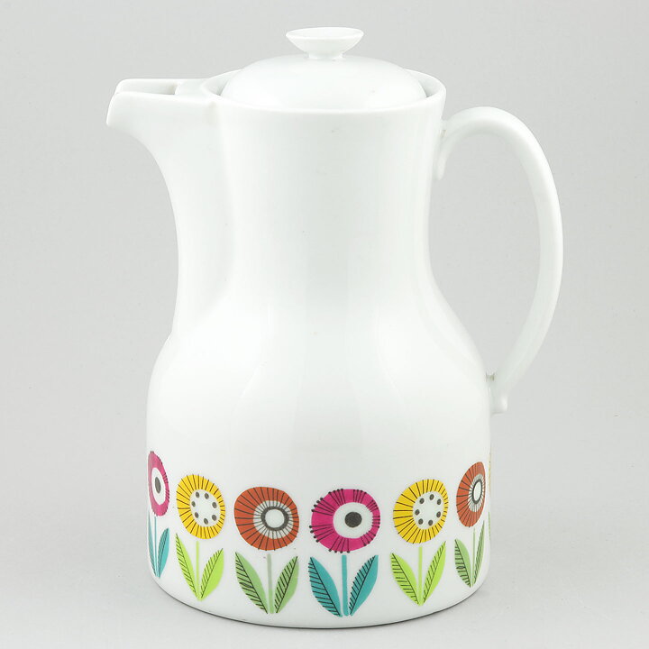 Eva Blahd (Bellis 1959) Coffee Pot with Flower Decor 19 cm [Sample Images] (2)
