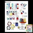 マリアンヌ・ウェストマン  Picknickシリーズ  ビーツ型のカラフルなボウル  2点セット  1956年  (#76) (2)
