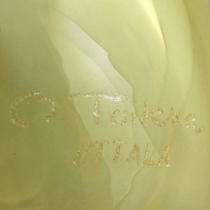 Oiva Toikka (2020) Stylistic Sieppo Glass Bird (Lemon)