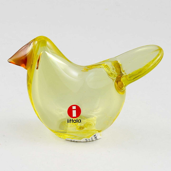 Oiva Toikka (2020) Stylistic Sieppo Glass Bird (Lemon)