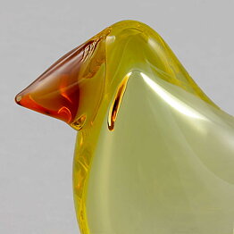 Oiva Toikka (2020) Stylistic Sieppo Glass Bird (Lemon)