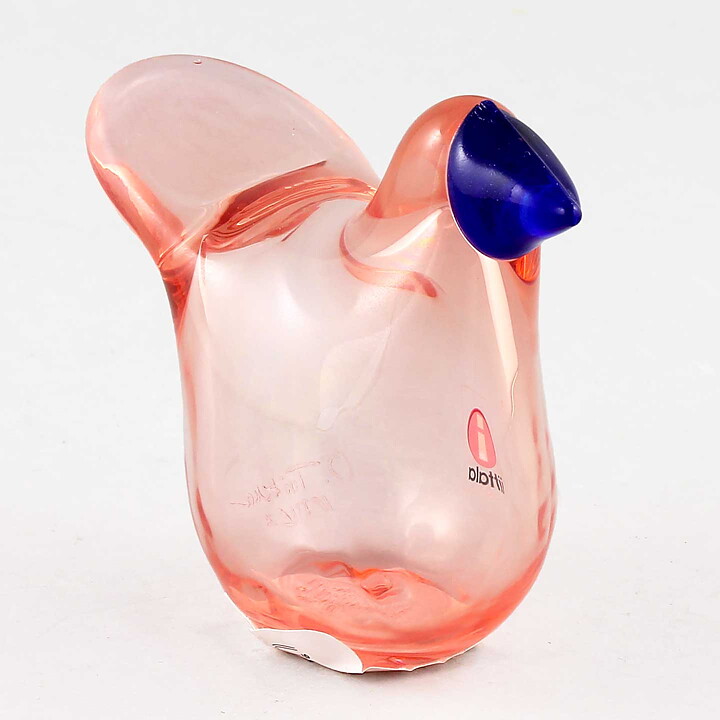 オイバ・トイッカ  ガラスの鳥  シエッポ  Sieppo サーモンピンク  2020年