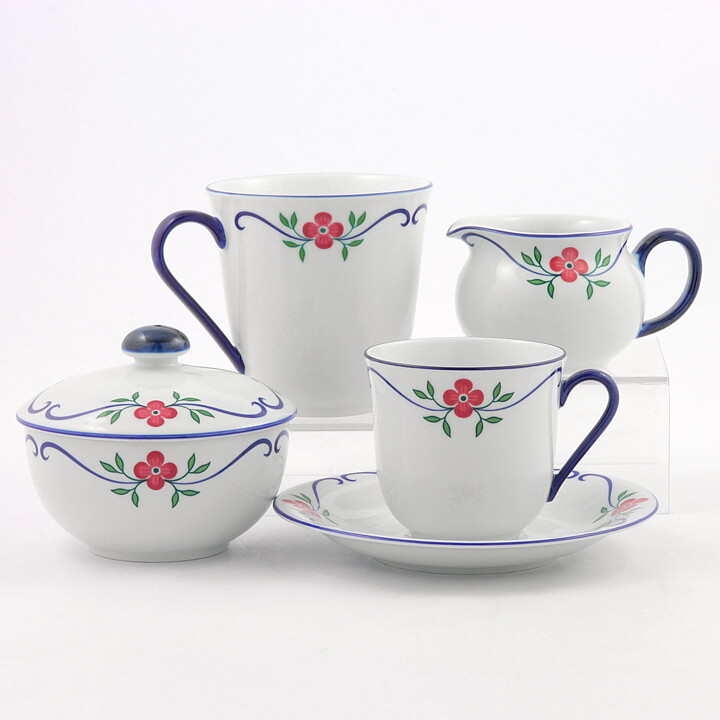 ピア・ロンダール  Sundbornシリーズ  花模様のコーヒーカップ  9.5cm  1993年  [サンプル画像] (II)