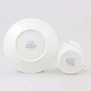 Bertil Vallien (Rainbow 1982) White Coffee Cup with Colorful Threads Decor 9 cm  [Sample Images] 