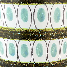 Stig Lindberg (1950s) Green Faience Cone Vase #128 20 cm