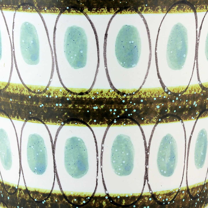 Stig Lindberg (1950s) Green Faience Cone Vase #128 20 cm