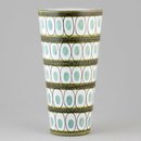 Stig Lindberg (1950s) Green Faience Cone Vase #128 20 cm