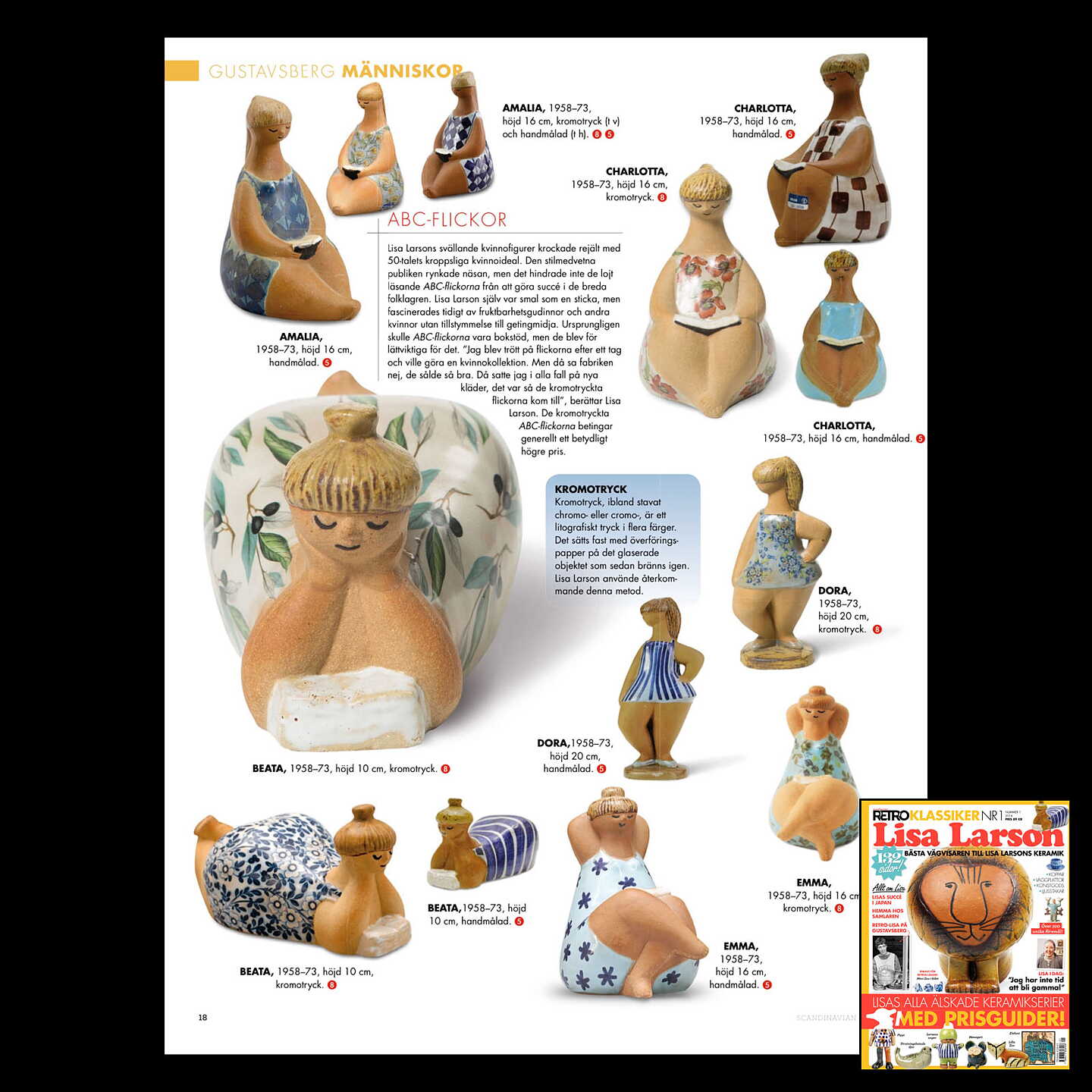 Lisa Larson (ABC Girls 1958) EyeCatching Emma 17 cm (2)