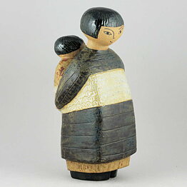 リサラーソン  日本人女性　Skulpturerシリーズ Japanska (緑）1958年 (2)