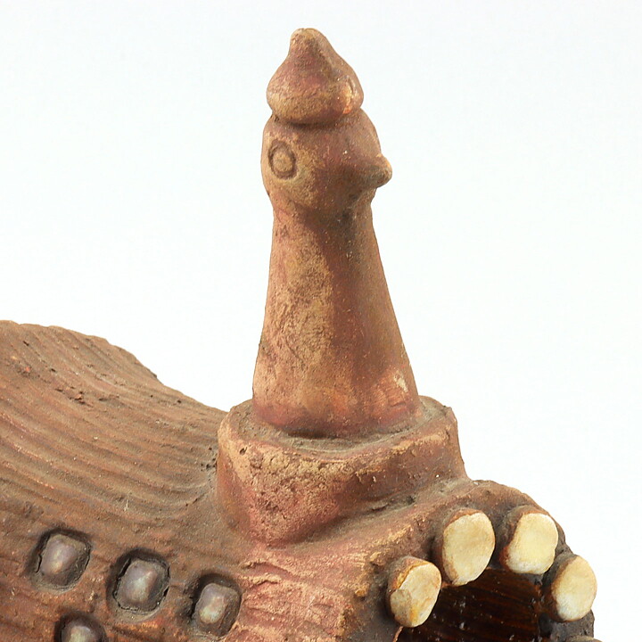 Lars Bergsten (1960s) Brown Rustic Bird 14 cm