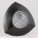 Ingrid Atterberg (Fiorella 1958) Triangular Bowl with Linear Decor 17 cm