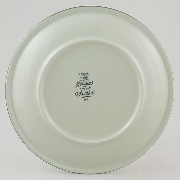 Marianne Westman (Annika 1972) Plate with Brown/Orange Decor 19 cm  [Sample Images]