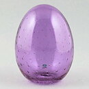 Oiva Toikka (2021) Annual Glass Egg Kesuri Amethyst 12 cm