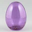 Oiva Toikka (2021) Annual Glass Egg Kesuri Amethyst 12 cm