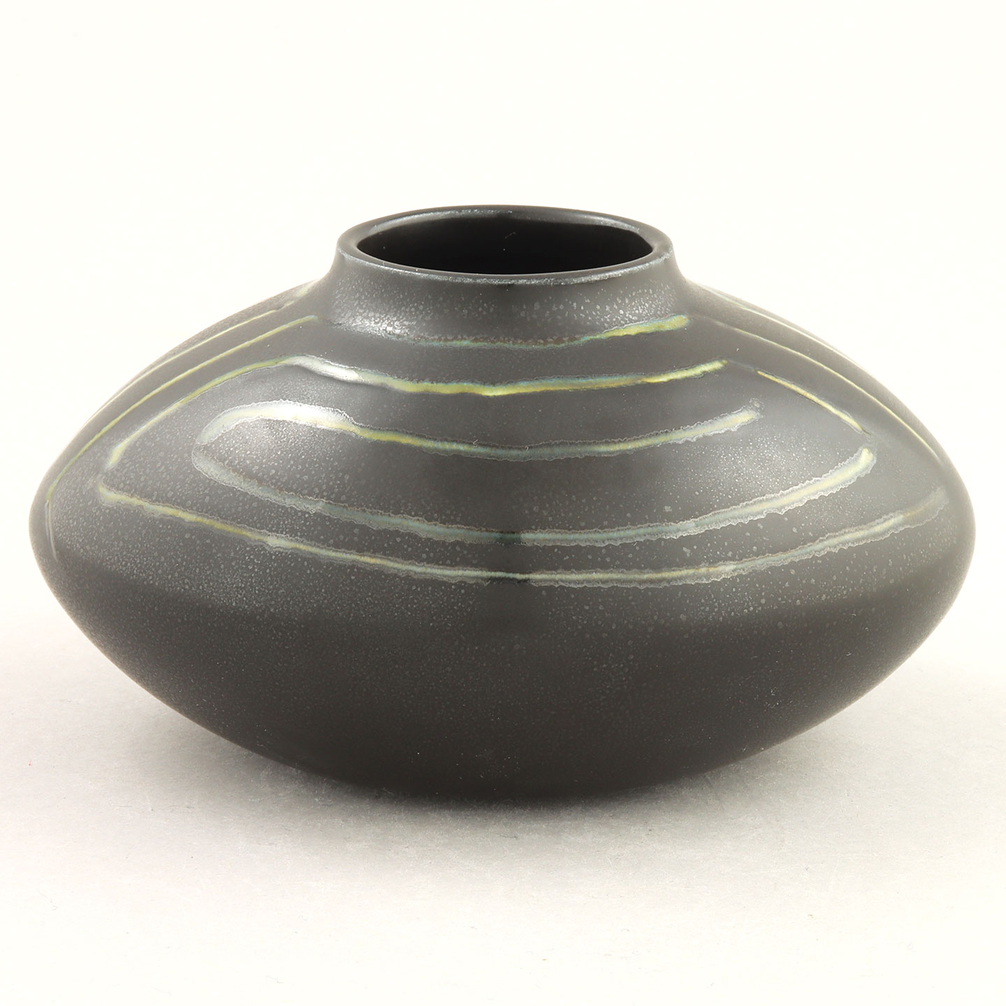 Lillemor Mannerheim (Labyrint 1954) Black Modern Vase 12 cm