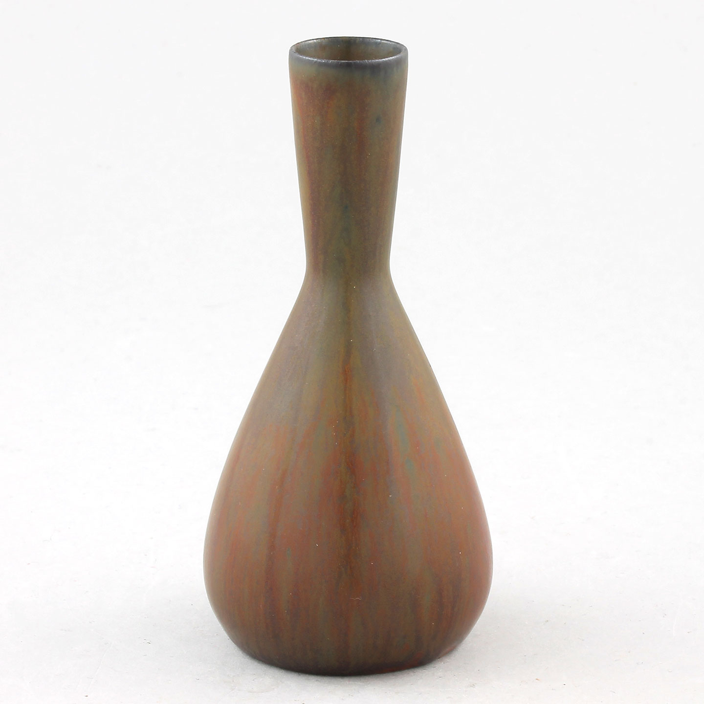 Carl-Harry Stålhane (SXF 1959) Brown Vase with Widening Base 11 cm