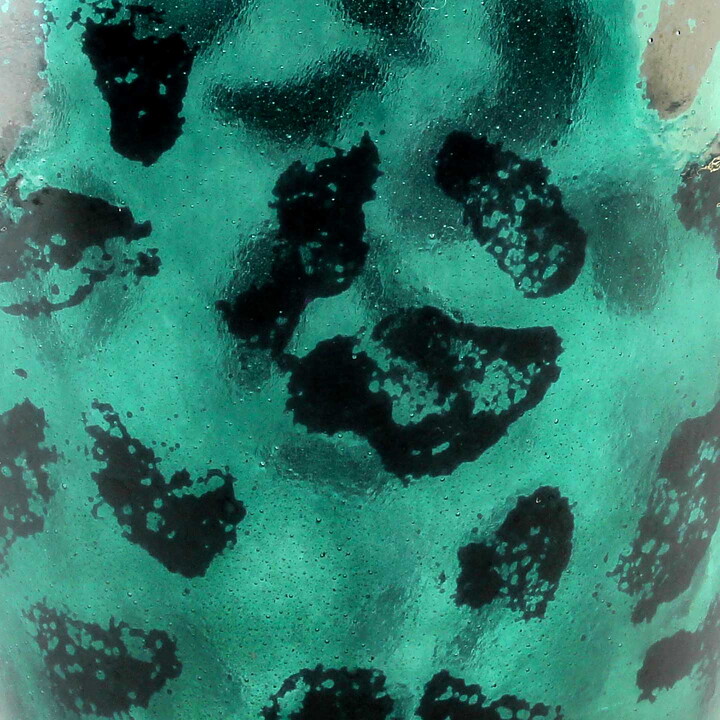 シェル・エングマン  Safariシリーズ  グリーンの花瓶 Vase 21cm 1994年