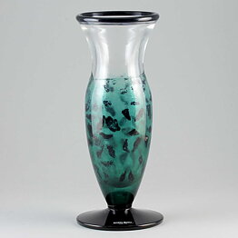 Kjell Engman (Safari 1994) Green Undulating Vase 21 cm