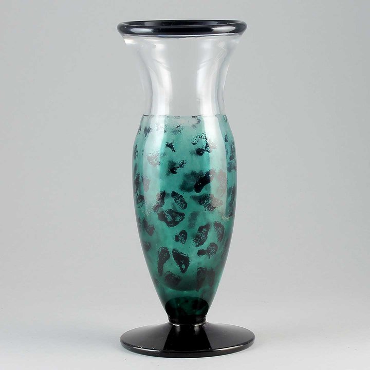シェル・エングマン  Safariシリーズ  グリーンの花瓶 Vase 21cm 1994年