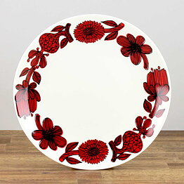 Stig Lindberg (Red Aster 2000s) Perfect Plate (22 cm)