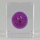 Oiva Toikka (2021) Annual Cube with Violet/Clear Glass (New)