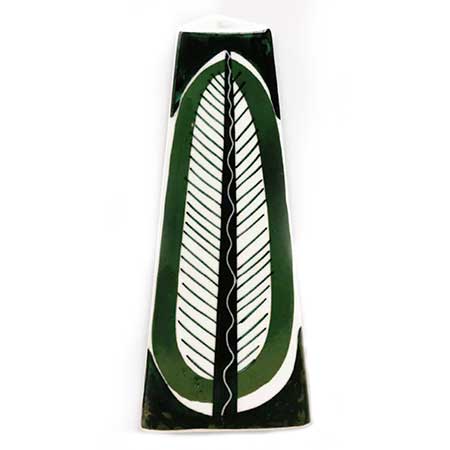Alf Jarnestad Karlskrona Alfa Three-sided vase, height 15 cm