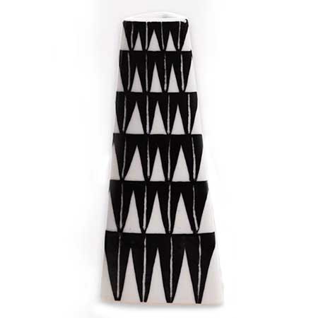 Alf Jarnestad Karlskrona Alfa Three-sided vase, height 15 cm