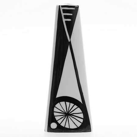 Alf Jarnestad Karlskrona Alfa Triangular vase, height 19 cm