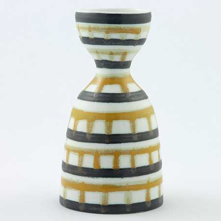 Alf Jarnestad Karlskrona Alfa Hourglass Vase, height 17 cm