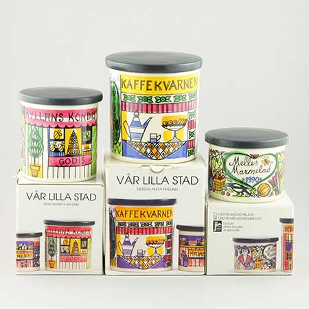 Anita Nylund Vår lilla stad original-box