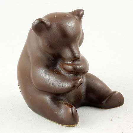 Arabia animal Brown bear, height 6 cm (2.4 in), Lea von Mickwitz
