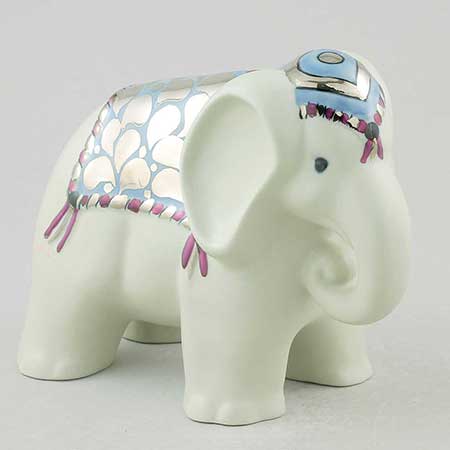 Arabia animal Elephant, length 16 cm (6.3 in), Inkeri Seppälä