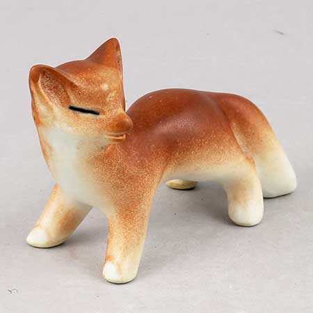Arabia animal Fox, length 9 cm (3.5 in), Raili Eerola